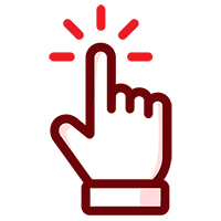 finger point click icon